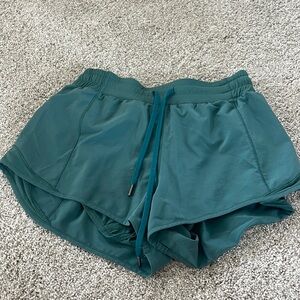 teal green athletic shorts